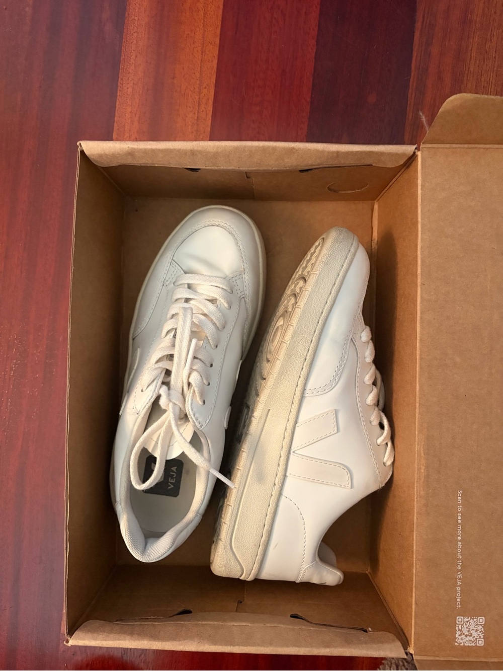 Veja V-12 Women White Sneakers